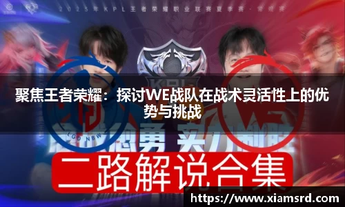 聚焦王者荣耀：探讨WE战队在战术灵活性上的优势与挑战